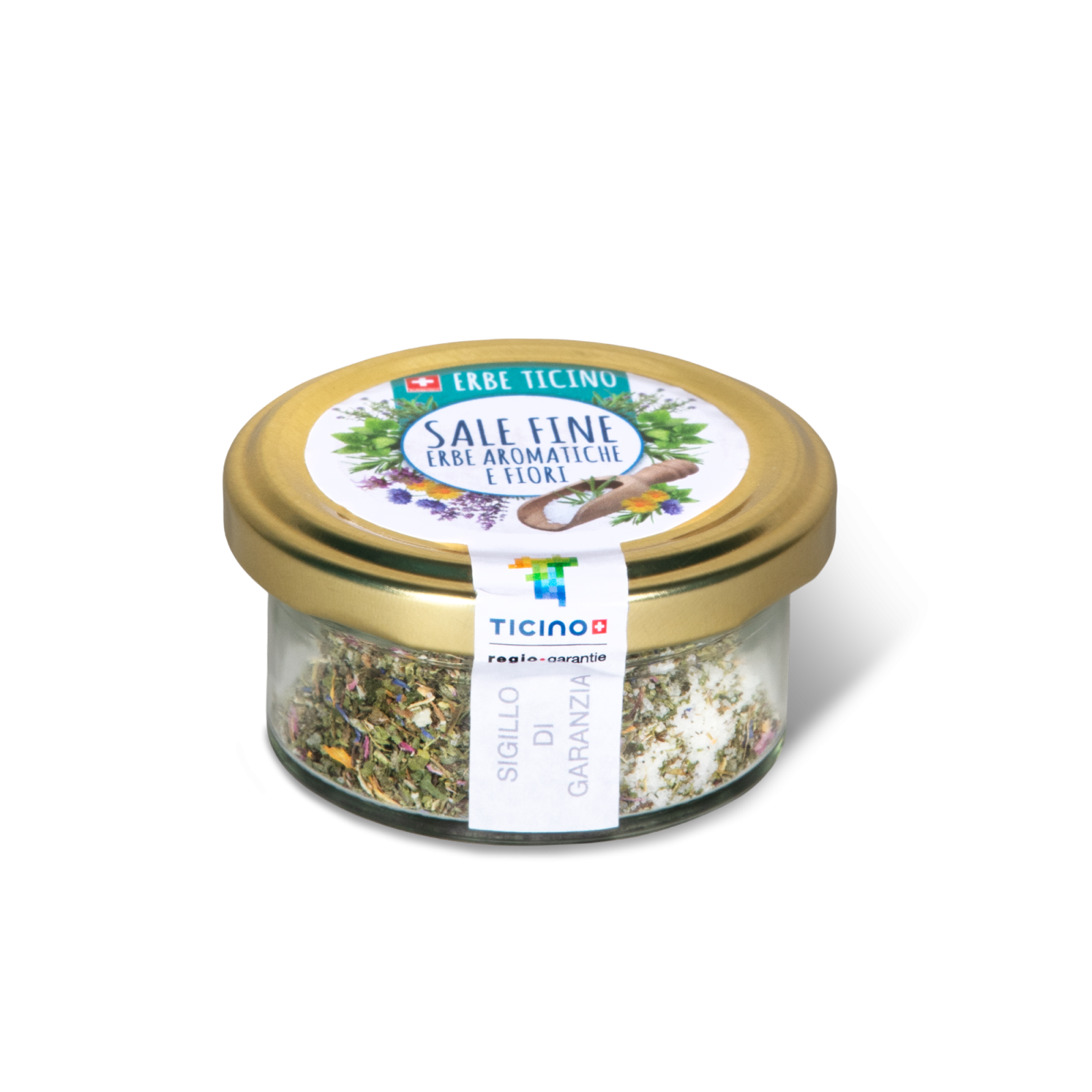 Sale con Erbe Aromatiche e Fiori