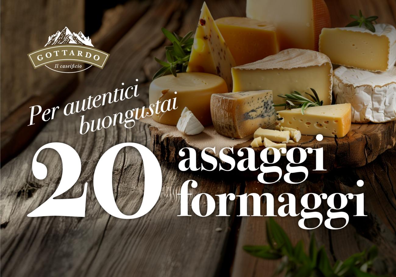 20 formaggi - degustazione