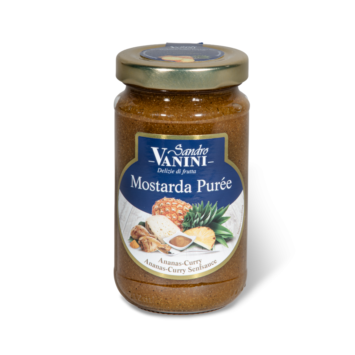 Mostarda pur&eacute;e di ananas al curry