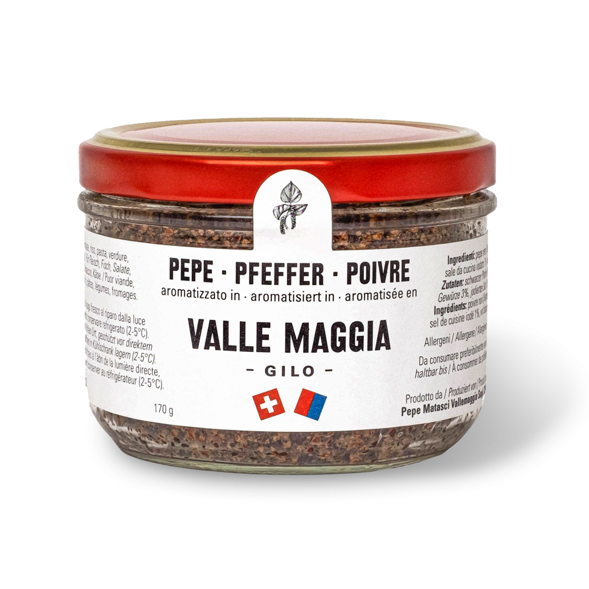Pepe aromatizzato in Valle Maggia